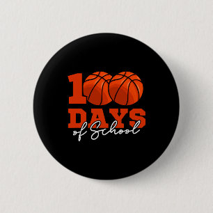 100ste Dag Studenten Jongens Meisjes Bysketbyll 10 Ronde Button 5,7 Cm