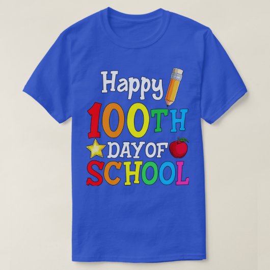 100ste dag van de school 2 1 t-shirt (Design voorkant)