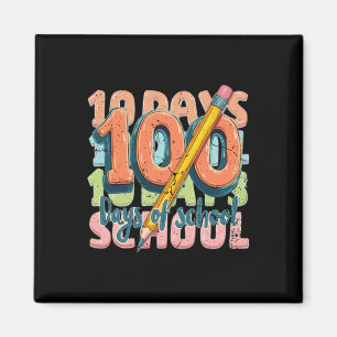 100ste dag van de school grappig kostuum voor kind magneet