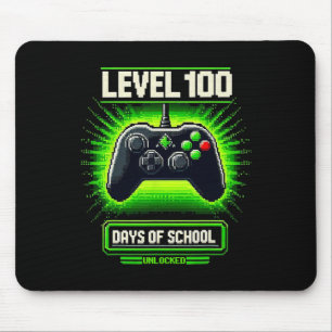 100ste Dag van de School Kinder Video Games Boy Ga Muismat