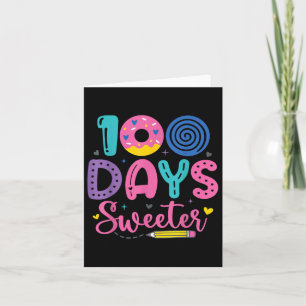 100ste Dag van de School Outfit Leraar 100 Dagen S Kaart