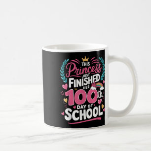 100ste Dag van de School Prinses Kinder Meisjes 10 Koffiemok