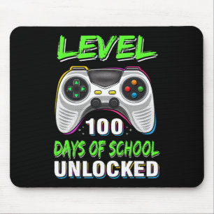 100ste Dag van de School Shirt Kinder Video Games Muismat