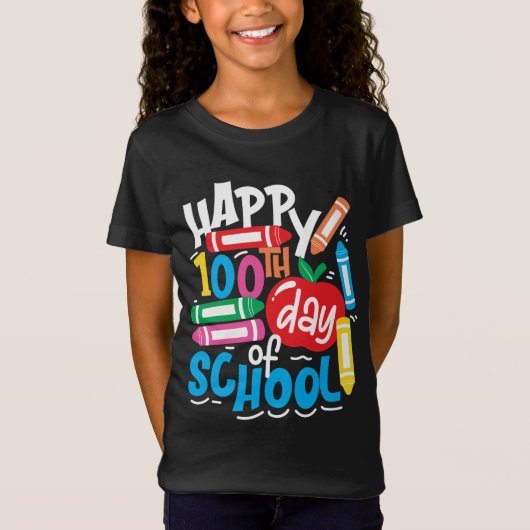 100ste dag van de school t-shirt (Voorkant)