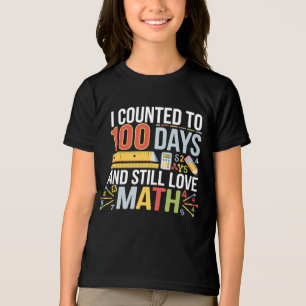 100ste Dag van de School T-Shirt - Fun Wiskunde Ce