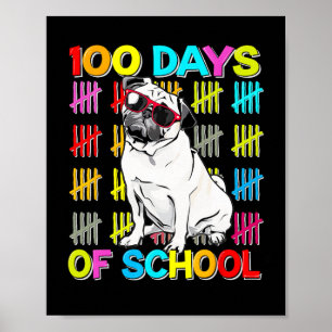 100ste Dag van de Schooljongens Kinder 100 dagen S Poster