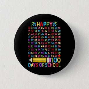 100ste dag van de schoolleraar 100 dagen Wiskunde  Ronde Button 5,7 Cm