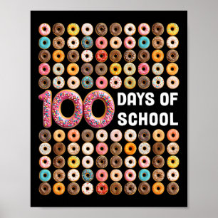 100ste dag van de schoolleraar Kinder 100 dagen do Poster