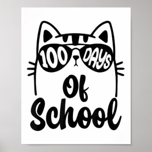 100ste Dag van de schoolleraar Kinder 100 dagen va Poster