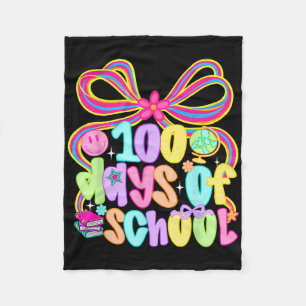 100ste dag van school 100 dagen leraar Coquette st Fleece Deken