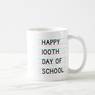 100ste dag van school 100 dagen school 1 koffiemok