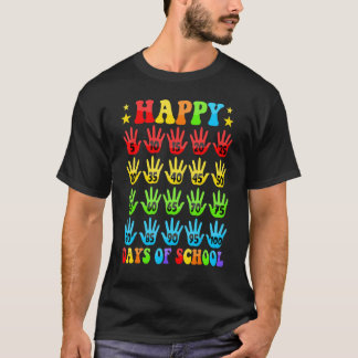 100ste Dag van School Leraar Student Kind Kind Gel T-shirt