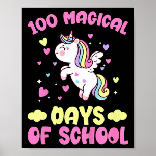 100ste dag van schoolmeisjes 100 magische dagen va poster