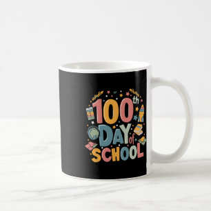100ste Schooldag 100 Dagen School Retro Leraar Koffiemok