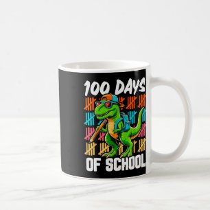 100ste schooldag 100 dagen schooltruck dinosaurus koffiemok