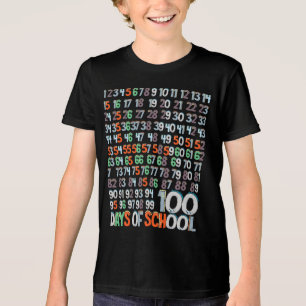 100ste schooldag Dinosaurus 100 schooldagen Tri-Blend Shirt
