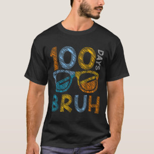100ste schooldag en nog steeds dol op 100 Rainbo T-shirt