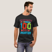 100ste schooldag Mijn leerlingen zijn 100 dagen SM T-shirt (Voorkant volledig)