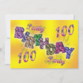 100ste uitnodiging (Voorkant)