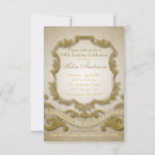 100ste verjaardag Aangepast  Lijst Kaart (Achterkant)