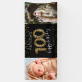 100ste verjaardag foto banner (Verticaal)