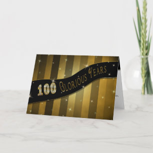 100ste verjaardag, Glorieuze jaren, Goud met vaand Kaart