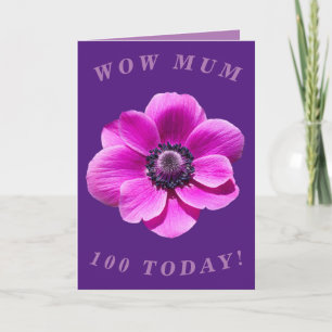 100ste verjaardag Kaart voor mama