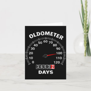 100ste verjaardag oldometer nul tot 100 jaar auto kaart