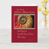 100ste verjaardag Shell Rood Kaart (Gele Bloem)