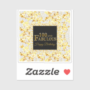 100ste verjaardag sticker