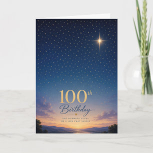 100ste verjaardag van de ster kaart