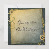 100ste verjaardagsfeestje kaart (Voorkant)