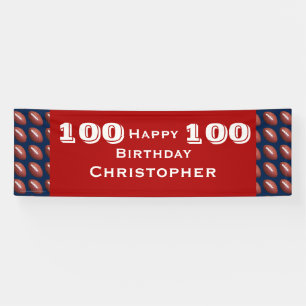 100th, 105th bannière ENORME du football de fête