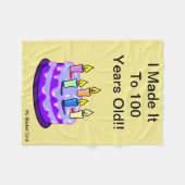 100th anniversaire - couverture d'ouatine - carte, (Devant (Horizontal))