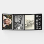 100th Birthday Photo Banner (Horizontaal)