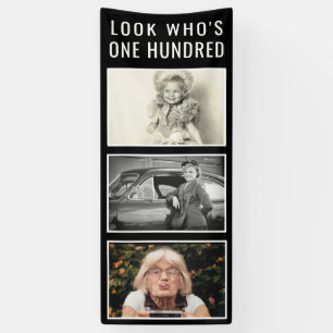 100th Birthday Photo Banner