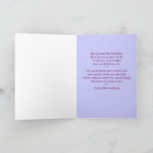 100th carte florale de félicitations (Intérieur)