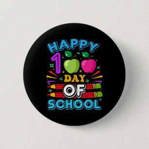 100th Day Of School 100 Days Of School Teacher Stu Ronde Button 5,7 Cm
