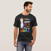 100th Day Of School No Prob Llama 100th Day Fourth T-shirt (Voorkant volledig)