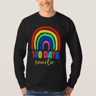 100th Day Of School Teacher 100 Days Smarter Boho  T-shirt