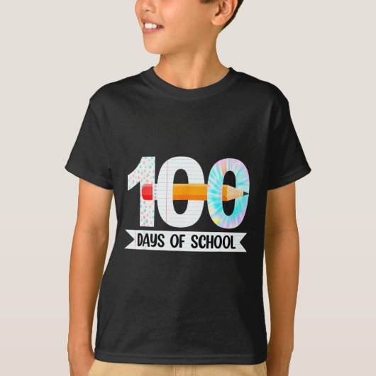 100th Day Of School Teachers Students 100 Days Of T-shirt (Voorkant)