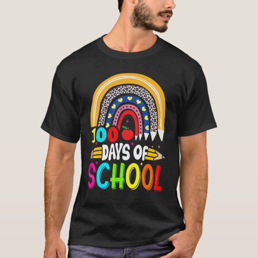 100th Days of School Teacher Kids - 100 Days Smart T-shirt (Voorkant)