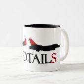 100th Tasse d'héritage "de queues rouges" (Devant droit)