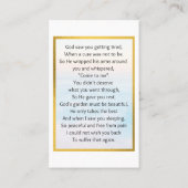 100x Carte commémorative de prière en PHOTO Floral (Dos)