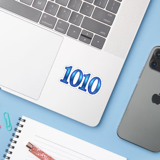 1010 Engelnummer Intuïtie Sticker