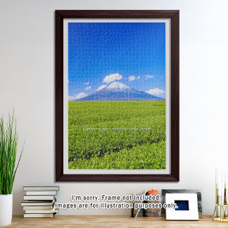 [1014] Mt.Fuji – Spring Sprouts in Tea Fields Legpuzzel