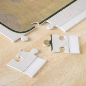 1014 Puzzel - Dame met druiven Mucha Legpuzzel (Zijkant)