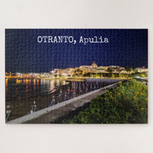 1014 stuks Personalized Otranto by night, Apulië Legpuzzel