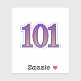 101 Angel Number Energy Sticker