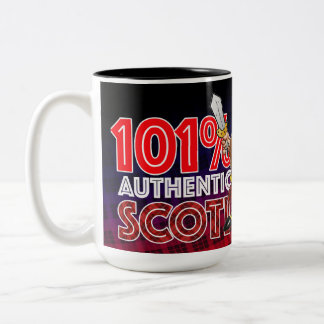 101% Authentic Scot Tweekleurige Koffiemok